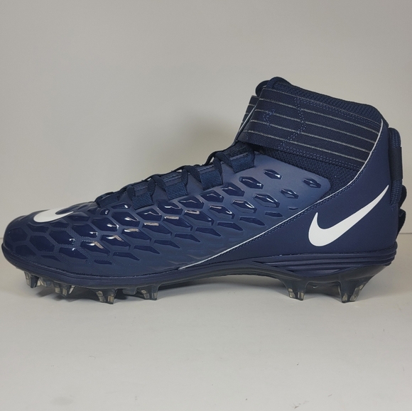 Mens Size 15 Nike Force Savage Pro 2 Football Cleats Navy White BV3969-401 - Picture 3 of 10